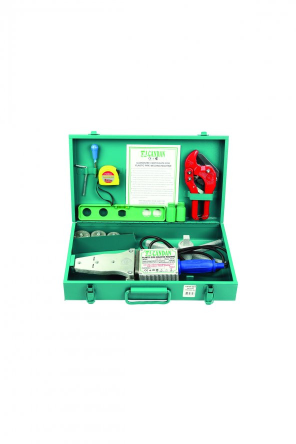 CANDAN MAKİNE Profesyonel Pprc Plastik Boru Kaynak Makinesi Seti Cm-06-set