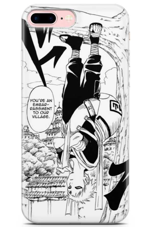 Apple iPhone 7 Plus Uyumlu Kılıf Asian 01 Telefon Kabı Naruto Manga