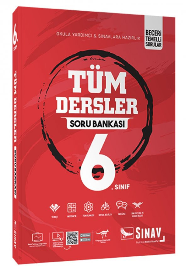 6. Sınıf Tüm Dersler Soru Bankası - Sınav Yayınları