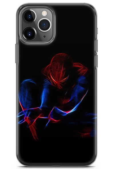 Apple iPhone 11 Pro Max Uyumlu Kılıf Mista Spiderman Hybrid