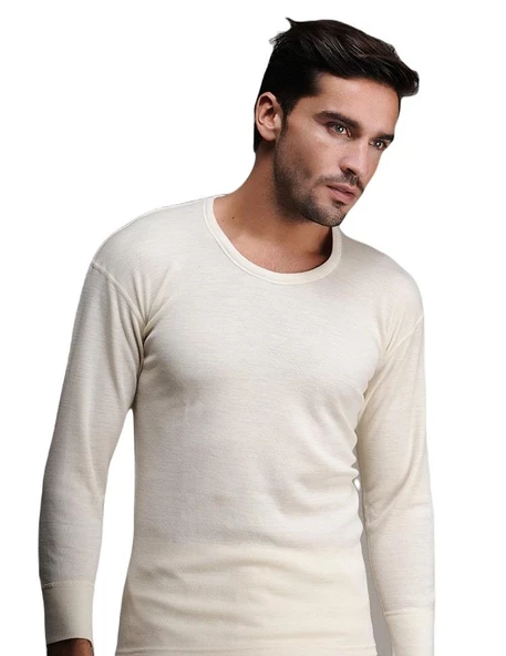 HASYÜN ERKEK UZUN KOLLU İÇLİK TAKIM %75 YÜN - 3