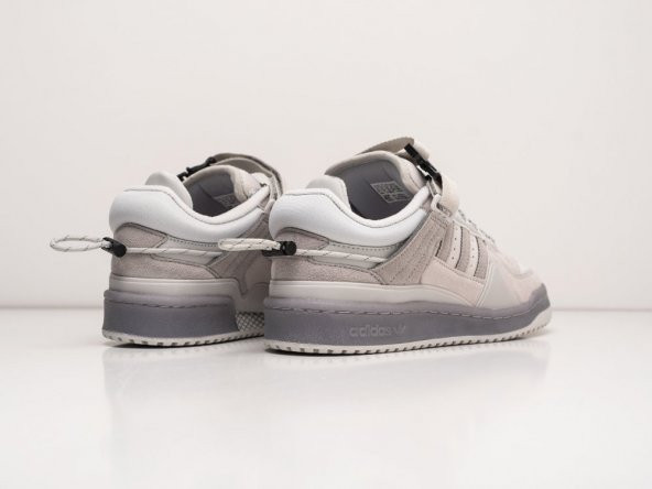 Adidas x Bad Bunny Forum Low Grey Erkek Spor Ayakkabı - 4
