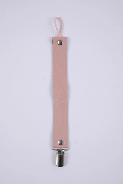 Babyhola Emzik Askısı Korumalı Metal Klipsli %100 Hakiki Deri Özel Ambalajlı Hediyelik 1072-1 - 6