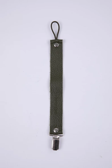 Babyhola Emzik Askısı Korumalı Metal Klipsli %100 Hakiki Deri Özel Ambalajlı Hediyelik 1072-1 - 10