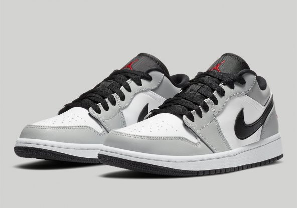 Nike Air Jordan 1 Low Light Smoke Grey Erkek Spor Ayakkabı