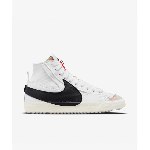 Nike Blazer Mid 77 Jumbo White Black Kadın Spor Ayakkabı - 1