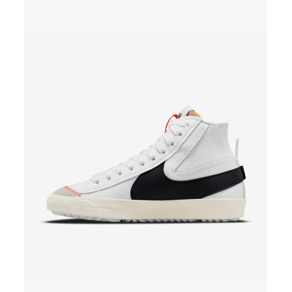 Nike Blazer Mid 77 Jumbo White Black Kadın Spor Ayakkabı - 2