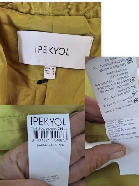 İPEKYOL HAKİ ŞİŞME PALTO - 8