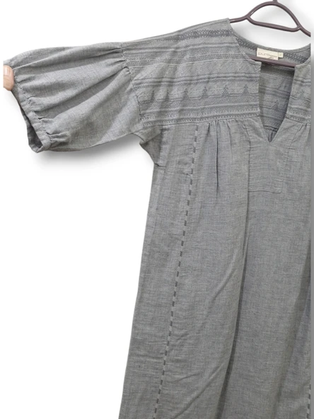 DKNY PURE PAMUK GRİ TUNİK - 3