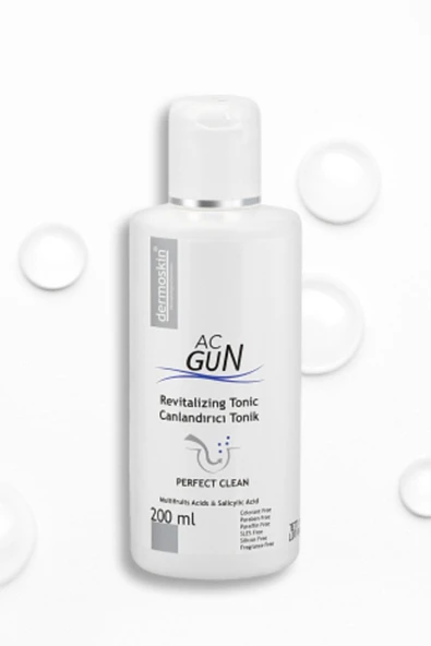 DERMOSKIN Acgun Sivilce ve Akneli Ciltler için Canlandırıcı Tonik 200 ml 8697796000028