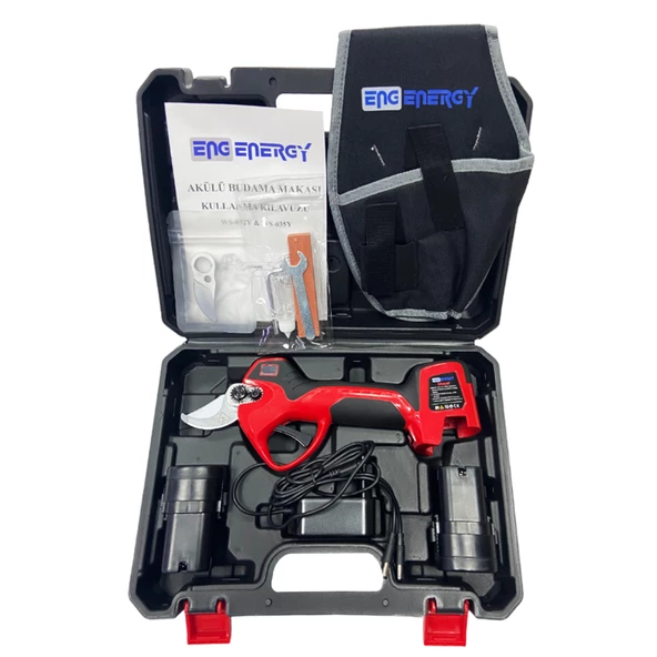 Energy WS-32Y Sensörlü 2 Akülü Şarjlı Budama Makası - 2