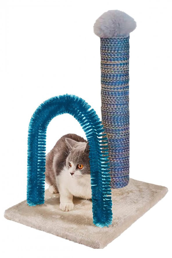 Kaşınma Fırçalı Kedi Tırmalama Tahtası - 2