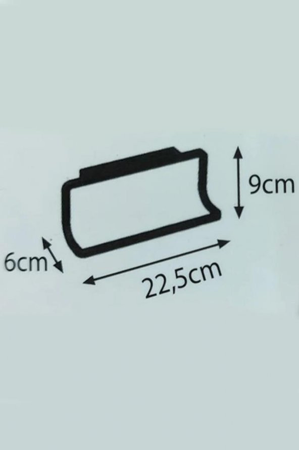 Plastik 22cm Siyah Banyo Dolap Havlu Askısı Havluluk - 2