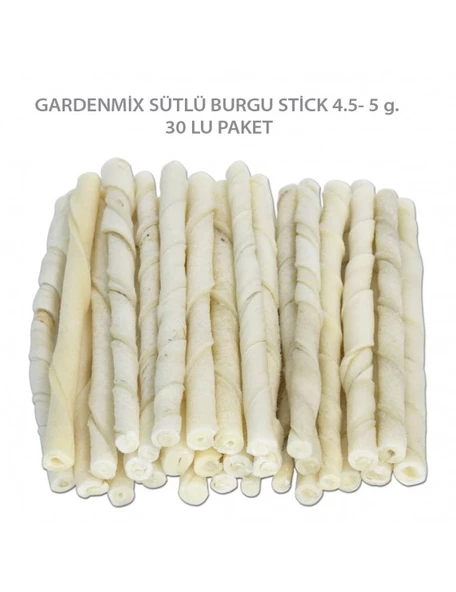 Gardenmix Sütlü Burgu Stick 4.5 5 g. 30 LU PAKET SKT:04/2027 - 2