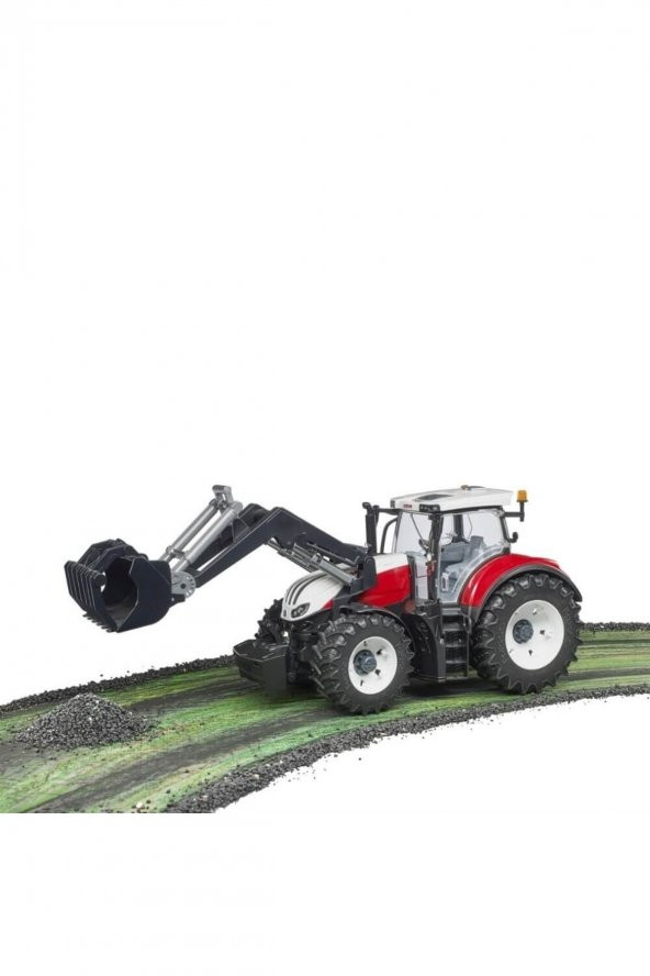 BRUDER 03181 STEYR TERRUS KEPÇELİ TRAKTÖR - 6