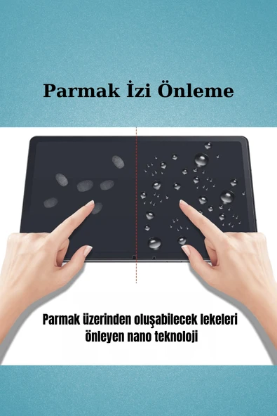 Galaxy Tab S9 SM-X710 Uyumlu Gerçek Kağıt Hissi Parlama Önleyici Paper Like Ekran Koruyucu - Resim 4