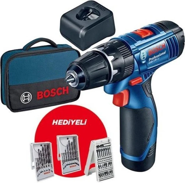 Bosch Gsb 120-LI Darbeli Tek Akülü Delme-Vidalama Makinesi  - 06019G8126