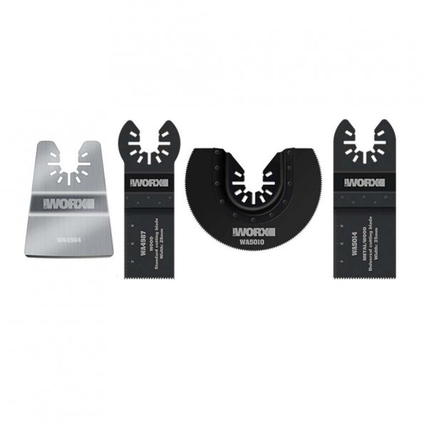 WORX WA5092 4 Parça Universal Metal, Ahşap Kesme ve Raspalama Aksesuar Seti - 3