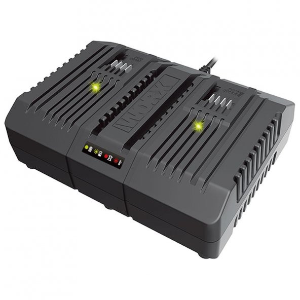 WORX WA3883 20Volt Li-ion PowerShare İkili Hızlı Akü Şarj Cihazı - 6