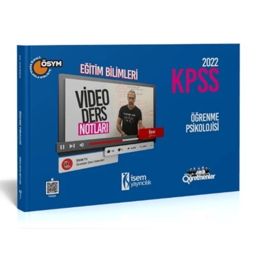 İsem Yayıncılık 2022 KPSS Eğitim Bilimleri Öğrenme Psikolojisi Video Ders Notu