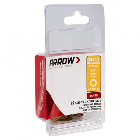 Arrow G3812 10mm Pirinç Kuşgözü Perçin - 7