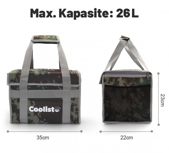 Coolist CL26C 26 Litre Katlanabilir Termos Bez Çanta / Buzluk - 8