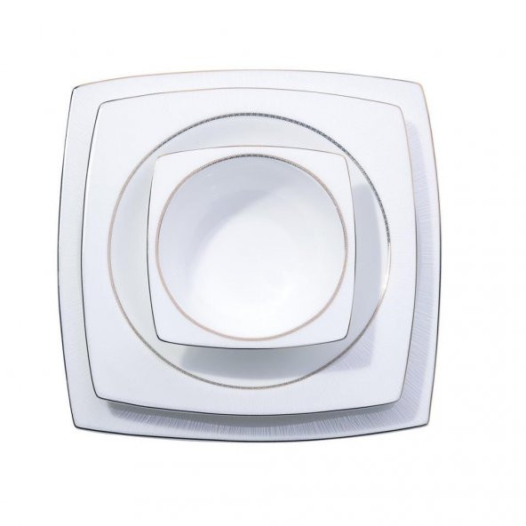 KORKMAZ A8460 BONE SEL.60 P YEMEK TAKIMI (KARE) - 2