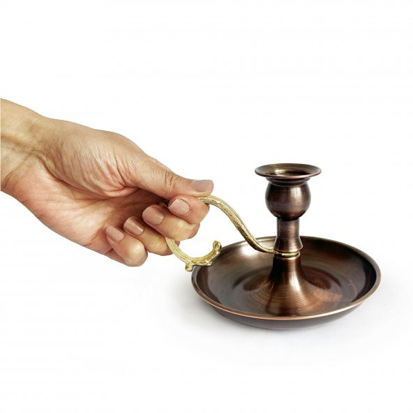 Shark Anatolia Alem Bakır Mumluk Şamdan Oksit - 2