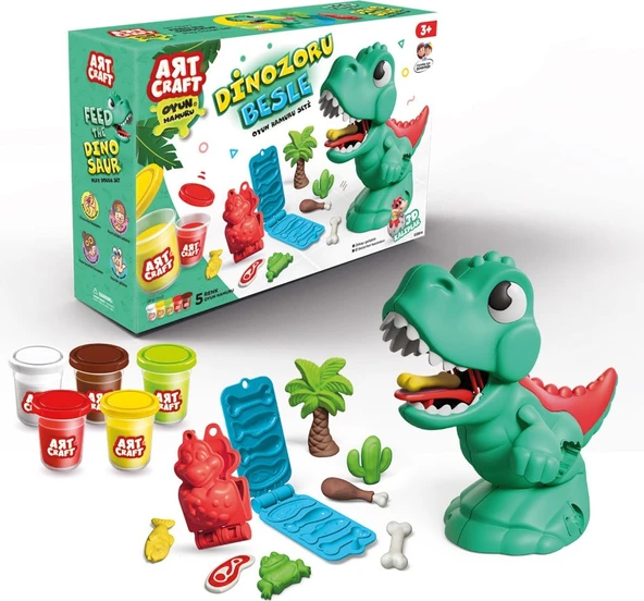 Dinozoru Besle Oyun Hamur Set 280 gr 8149 - 2