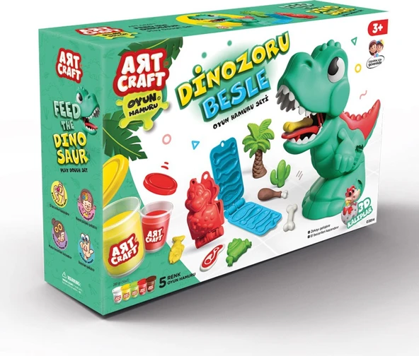 Dinozoru Besle Oyun Hamur Set 280 gr 8149
