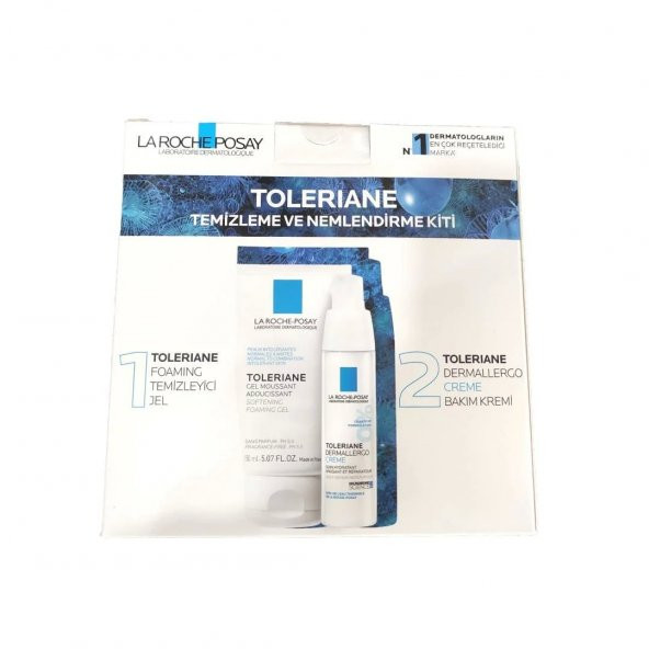 La Roche Posay Toleriane Dermallergo Creme 40 ML- Toleriane Gel Moussant 150 ML