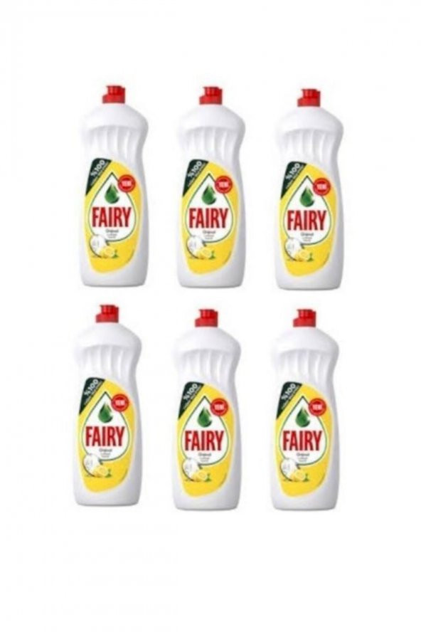 Fairy Limon Kokulu Sıvı Bulaşık Deterjanı 6 X 650 Ml