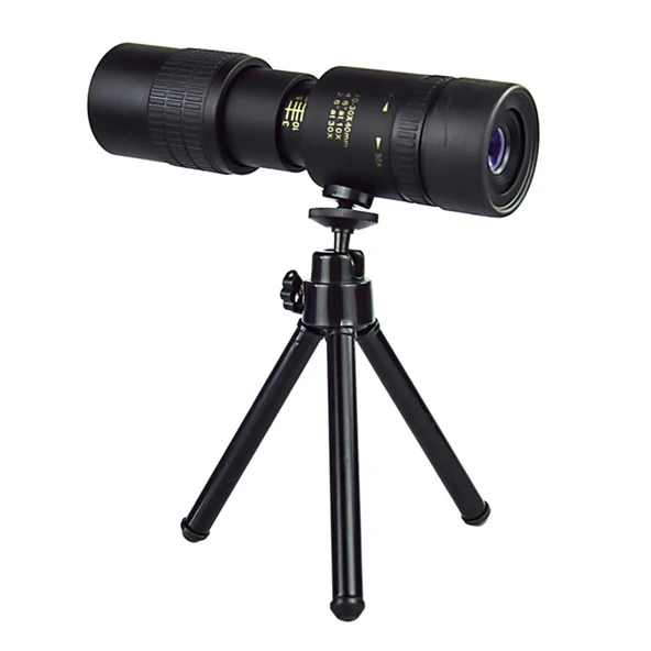 DailyTech 10-300x40 Zoom Monoküler Teleskop Dürbün Telefon Tutuculu - 1