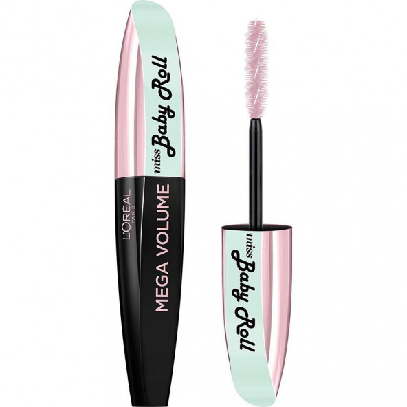 L'Oreal Paris Uzunluk Sağlayan Siyah Maskara - Mega Volume Miss Baby Roll Mascara