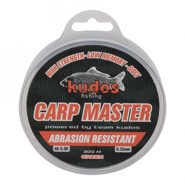 Kudos Carp Master 300m 0.35 Yeşil Misina  Standart 0,35MM