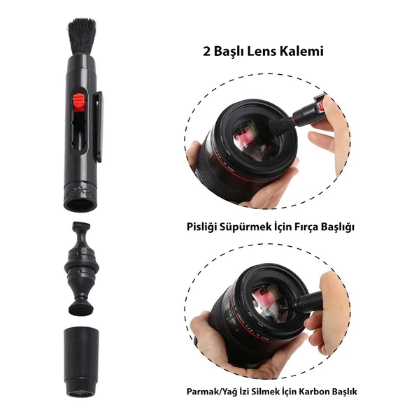 DailyTech Kamera Teleskop Dürbün Lens Temizleme Seti Temizlik Kiti - 2