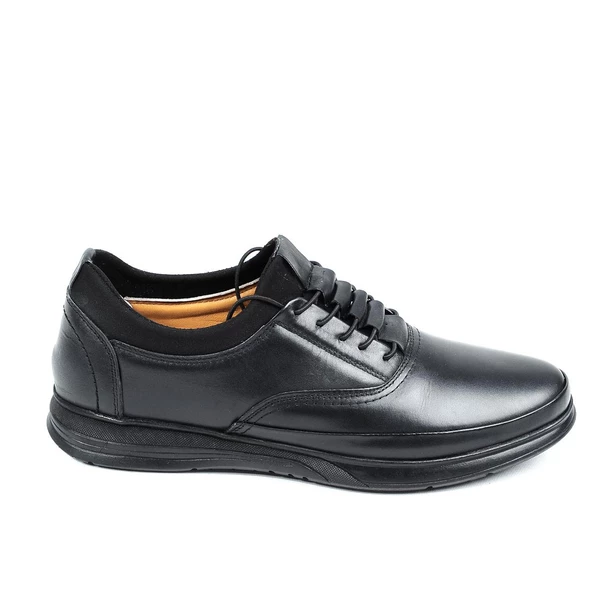 Baloğlu 066 Siyah %100 Deri Erkek Casual Spor Ayakkabı - Resim 3