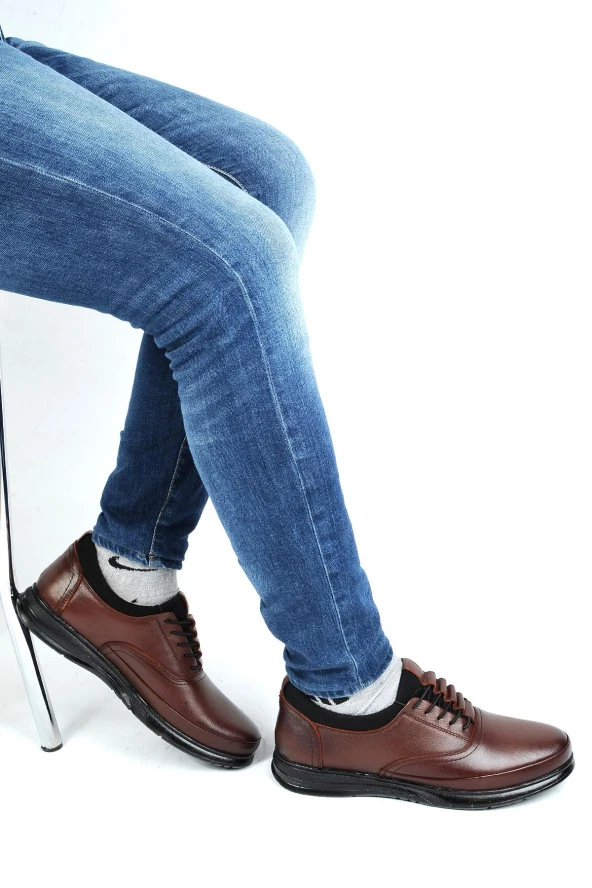 Balayk 066 Taba %100 Deri Erkek Casual Spor Ayakkabı ürün görseli