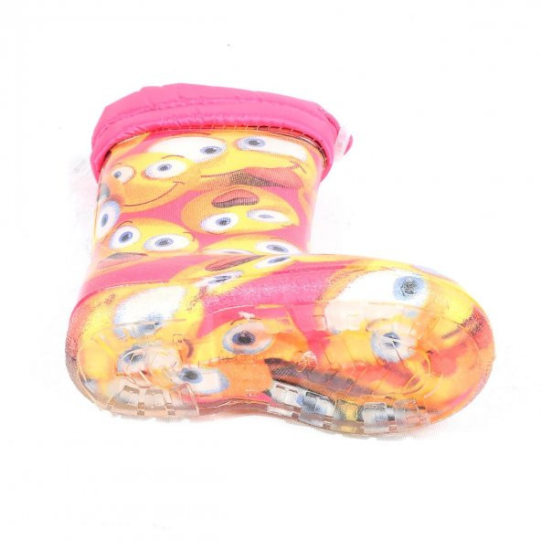 Ayakcenter 21-14 Srb Pembe Emoji Kürklü Kız Çocuk Çizme - Resim 5