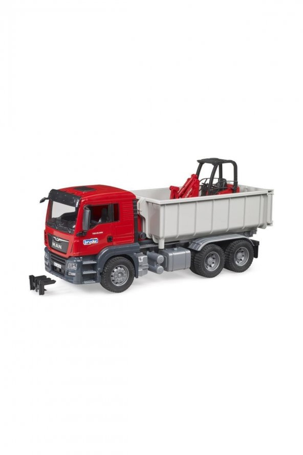 BRUDER 03767 MAN TGS DAMPERLi KAMYON VE SHAFFER YÜKLEYİCİ - 7