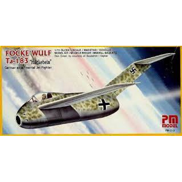 PM Model 213 1/72 Focke Wulf Ta-183 Huckebein Jet Avcı Uçağı Demonte Plastik Maketi