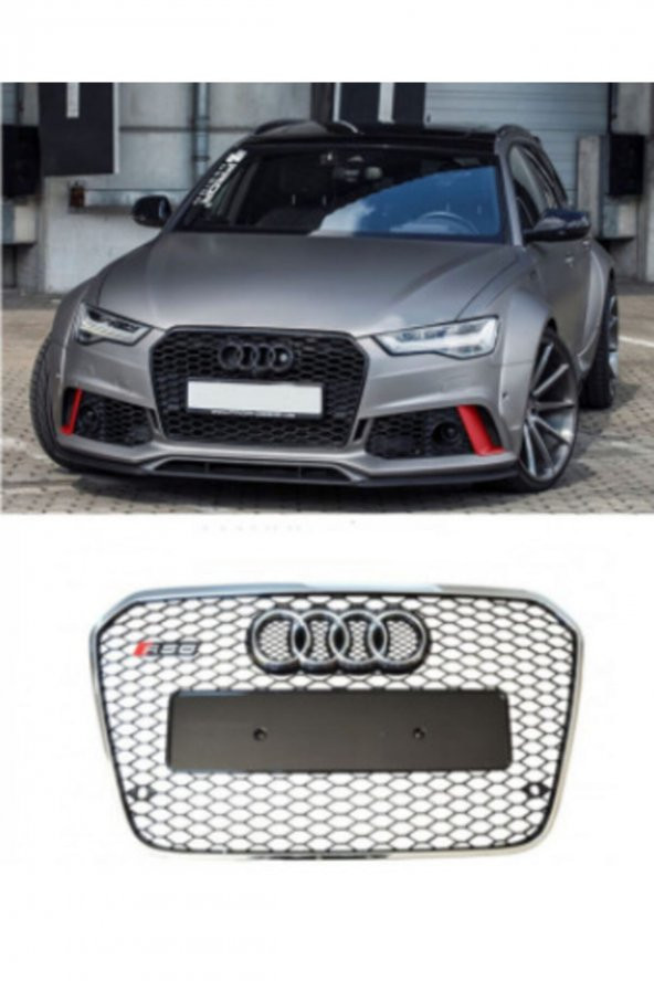 Audi A6 Rs6 Ön Panjur Izgara 2012 - 2014 C7 - 3