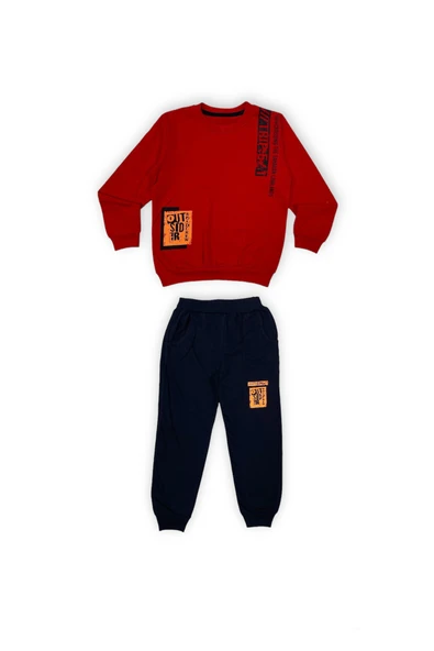 İkiiplik Unisex Çocuk Eşofman Takım MNK0553 - 9
