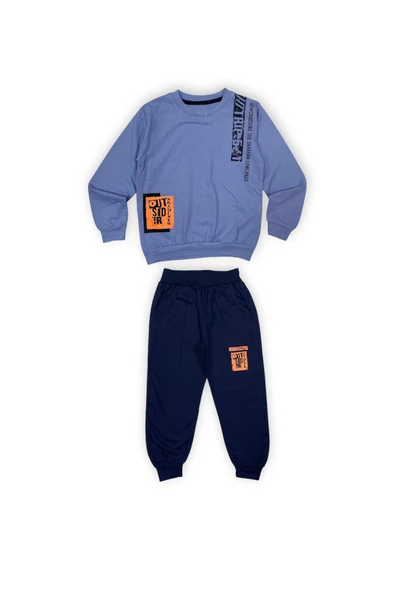 İkiiplik Unisex Çocuk Eşofman Takım MNK0553 - 10