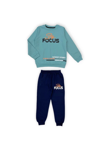 İkiiplik Unisex Çocuk Eşofman Takım MNK0553 - 4