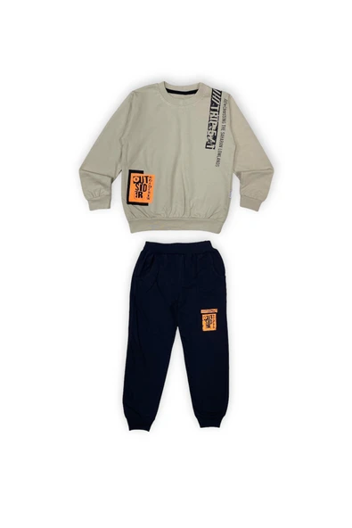 İkiiplik Unisex Çocuk Eşofman Takım MNK0553 - 8