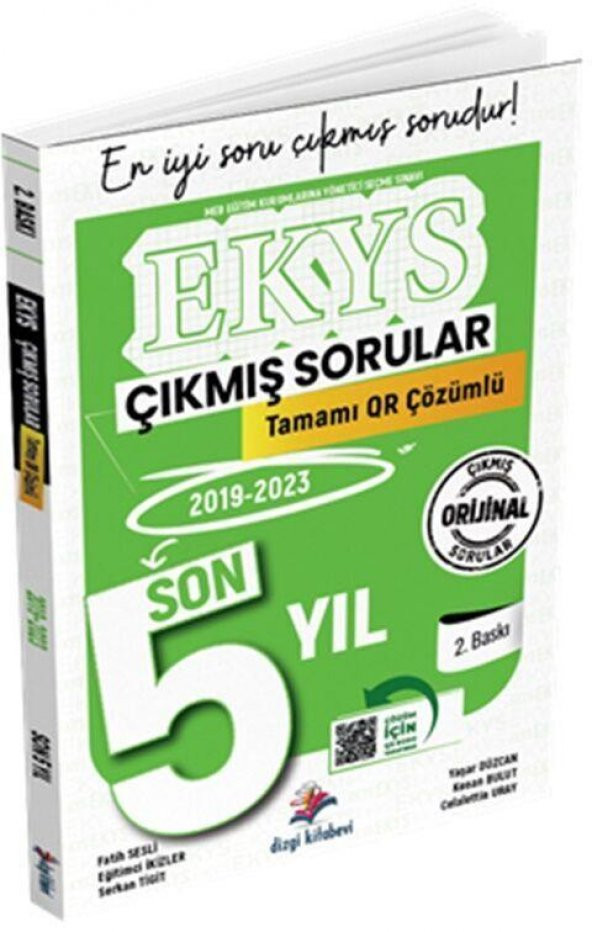 2024 MEB EKYS Müdür ve Müdür Yardımcılığı Son 5 Yıl QR Çözümlü Çıkmış Sorular Dizgi Kitap