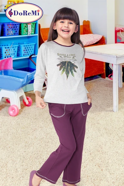 Doremi Kız Çocuk Pijama Takımı - Resim 8