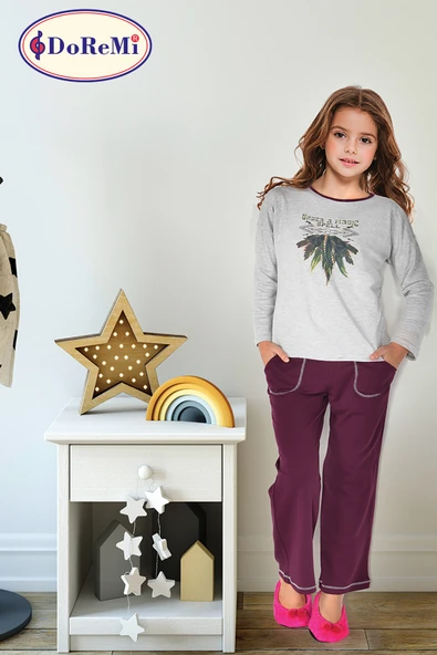 Doremi Kız Çocuk Pijama Takımı ürün görseli