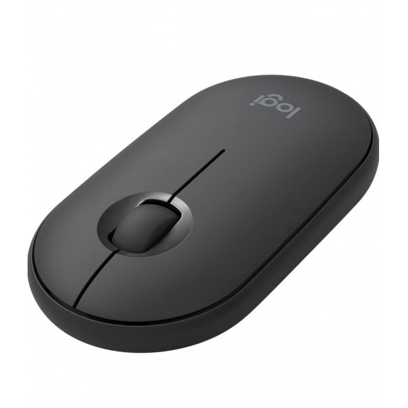 Logitech M350 Pebble Sessiz Kablosuz Kompakt Mouse - Siyah